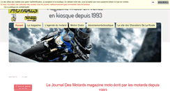 Desktop Screenshot of le-journal-des-motards.com