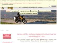 Tablet Screenshot of le-journal-des-motards.com